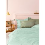Σετ Σεντόνια Υπέρδιπλα (240x270) Βαμβακοσατέν 300 Κλωστών Μονόχρωμα Palamaiki Sateen Riga Mint