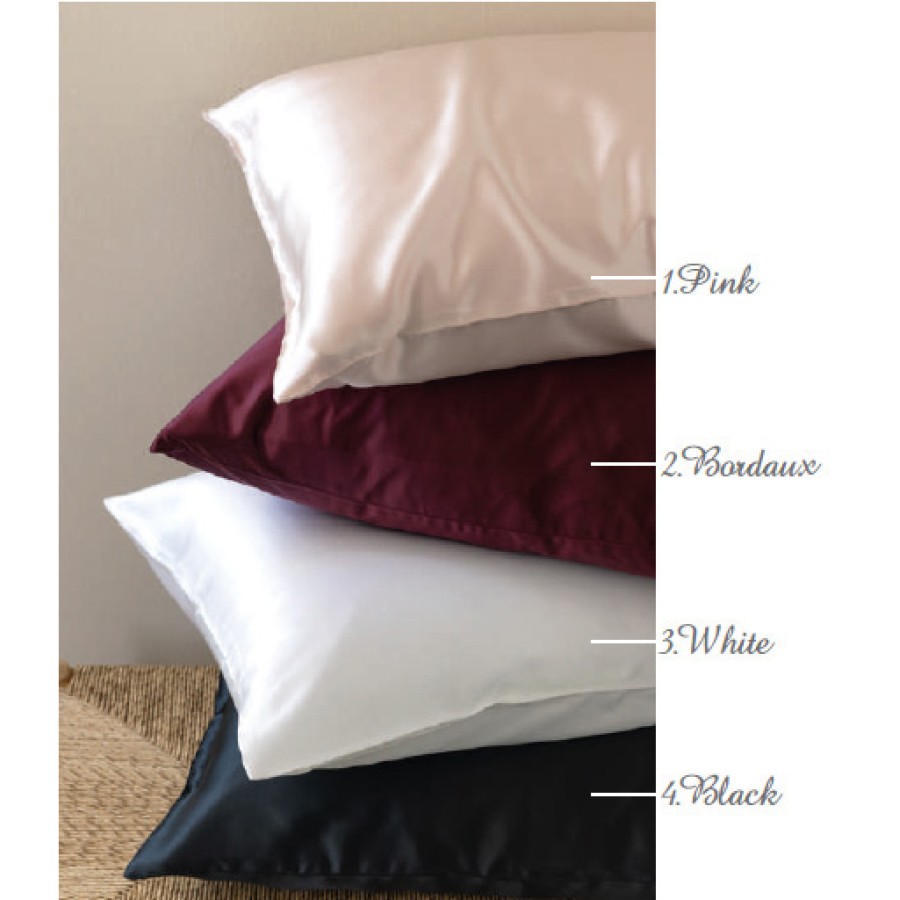 Μαξιλαροθήκη Μεταξωτή (50x70) Από Φυσικό Μετάξι Μουριάς Palamaiki Silka Bordeaux