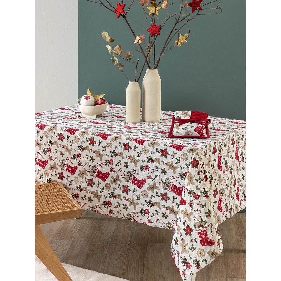 Χριστουγεννιάτικη Τραβέρσα (45x140) Βαμβακερή Palamaiki CC102 Μπότα Χριστουγεννιάτικη Τραβέρσα (45x140) Βαμβακερή Palamaiki CC102 Μπότα