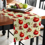 Τραβέρσα - Ράννερ για το τραπέζι (45x180) Newhome 5884 Ρόδια μπεζ