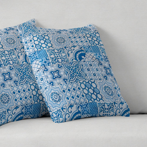 Διακοσμητικές Θήκες για Μαξιλάρια Φιγούρας (35x50) Newhome Alessio azul