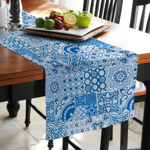 Τραβέρσα - Ράννερ για το τραπέζι (45x180) Newhome Alessio azul