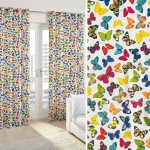 Έτοιμη Κουρτίνα με κρίκους (200x250) Newhome Alexia Multicolor