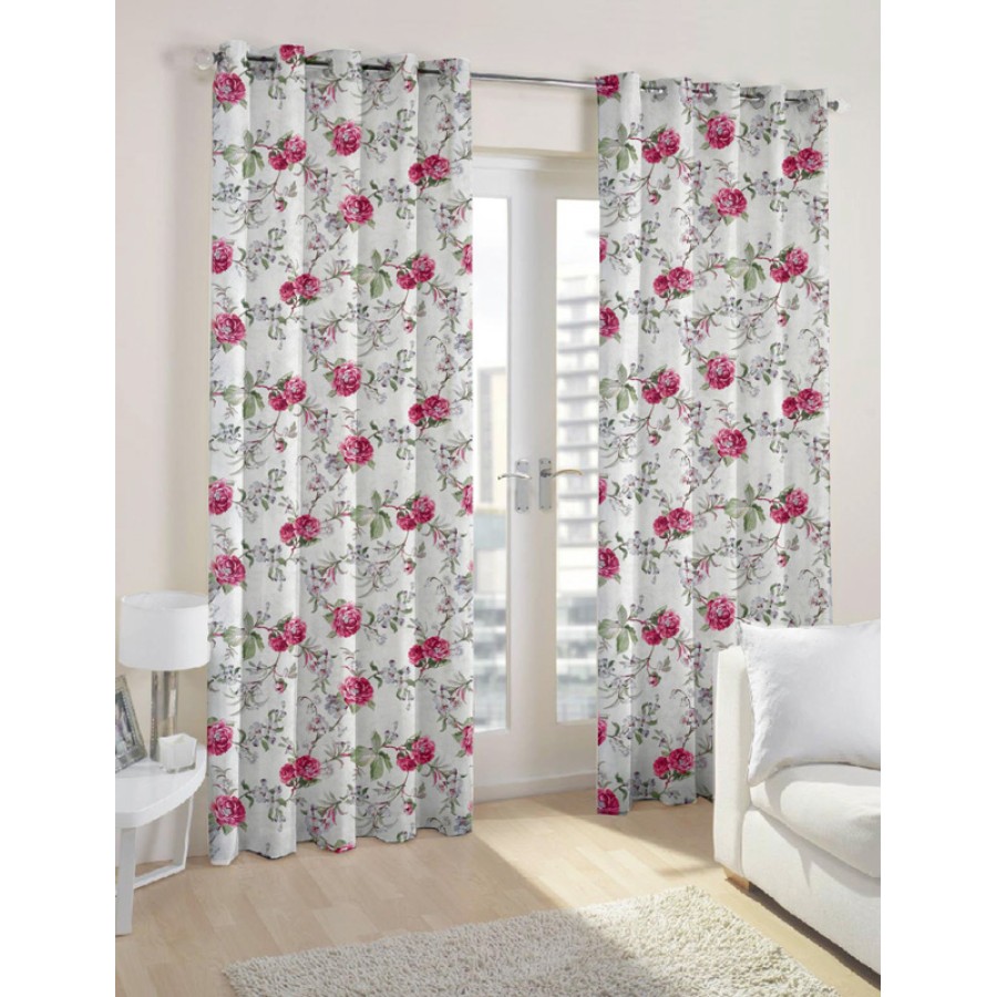 Έτοιμη Κουρτίνα με κρίκους (140x250) Newhome Amara rosa