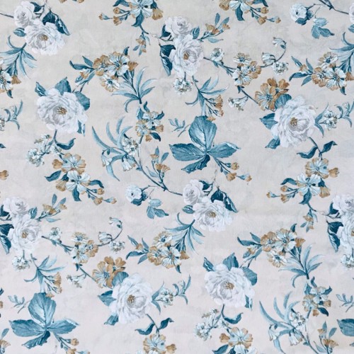 Ύφασμα με το μέτρο (Φ280) NEWHOME Amara turquesa για κουρτίνες και κατασκευές