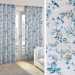 Έτοιμη Κουρτίνα με κρίκους (140x250) Newhome Amara turquesa