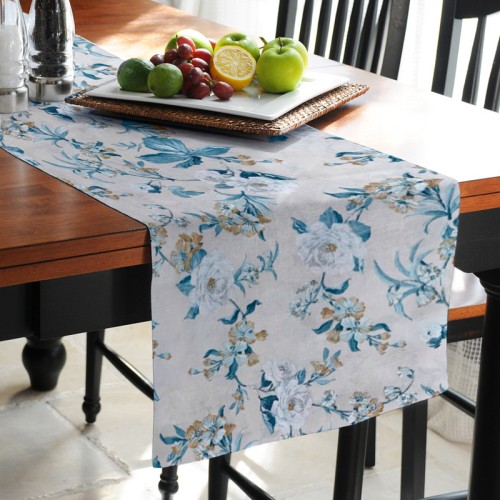 Τραβέρσα - Ράννερ για το τραπέζι (45x180) Newhome Amara turquesa