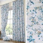 Έτοιμη Κουρτίνα με τρέσσα και δέστρα (200x250) Newhome Amara turquesa