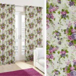 Έτοιμη Κουρτίνα με κρίκους (140x250) Newhome Andrea Lila