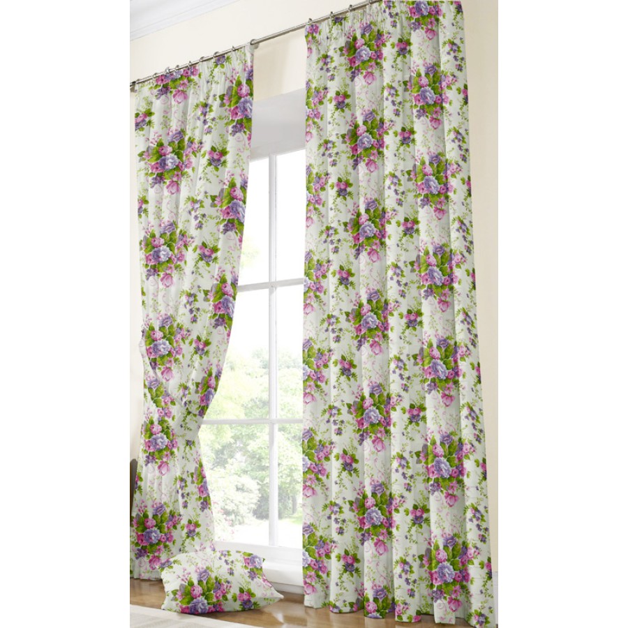 Έτοιμη Κουρτίνα με τρέσσα και δέστρα (137x250) Newhome Andrea Lila