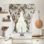 Έτοιμη κουρτίνα Κρουαζέ για Κουζίνα (130x120) NEWHOME Andrea Rosa