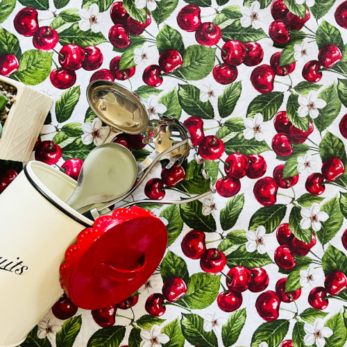 Καρέ (85x85) Newhome Cerezas unico με κεράσια