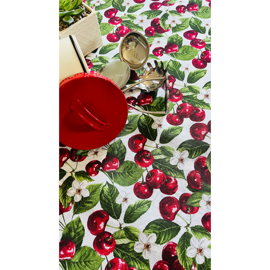 Καρέ (85x85) Newhome Cerezas unico με κεράσια