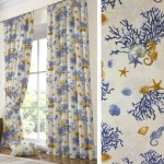 Έτοιμη Κουρτίνα με τρέσσα (137x250) Newhome Coralina Azul