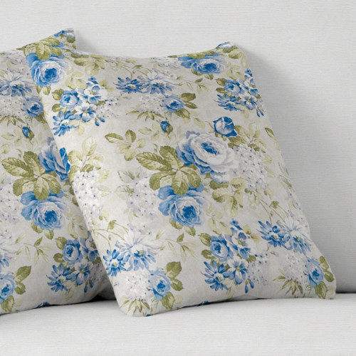 Διακοσμητικές Θήκες για Μαξιλάρια Φιγούρας (45x45) Newhome Dalia Azul