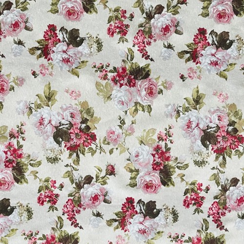 Ύφασμα με το μέτρο (Φ280) NEWHOME Eliana Coord Rosa για κουρτίνες και κατασκευές