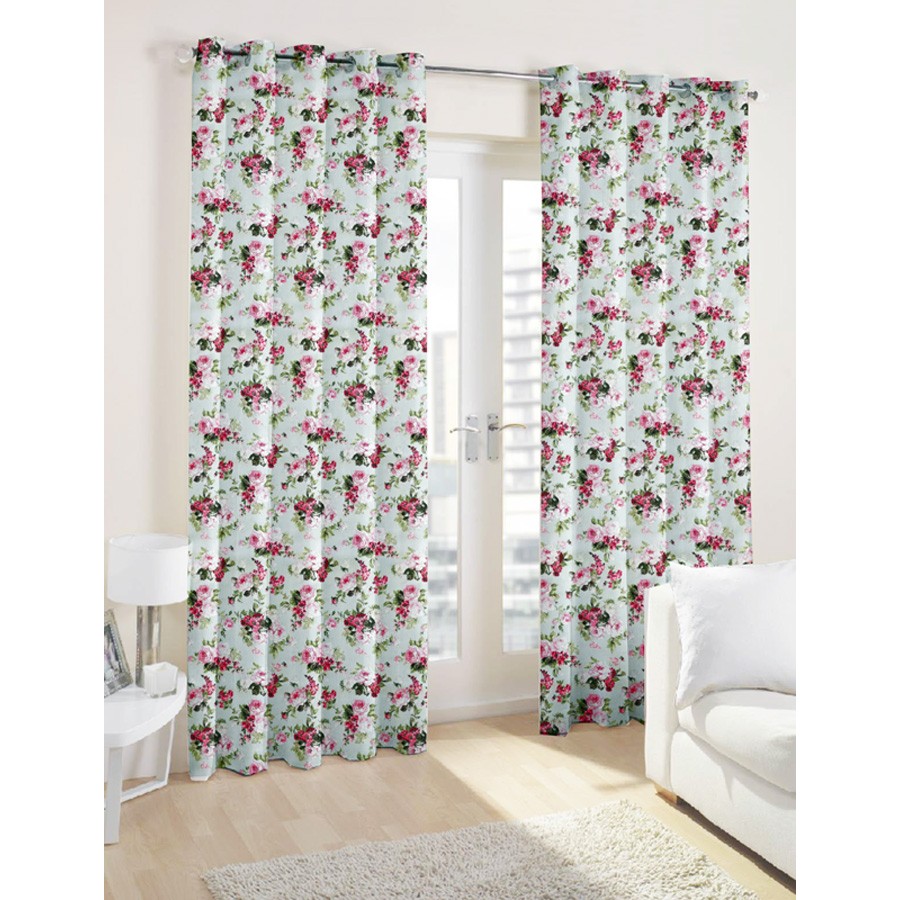 Έτοιμη Κουρτίνα με κρίκους (140x250) Newhome Eliana Coord Turquesa