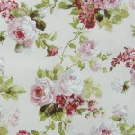 Ύφασμα με το μέτρο (Φ280) NEWHOME Eliana Rosa για κουρτίνες και κατασκευές