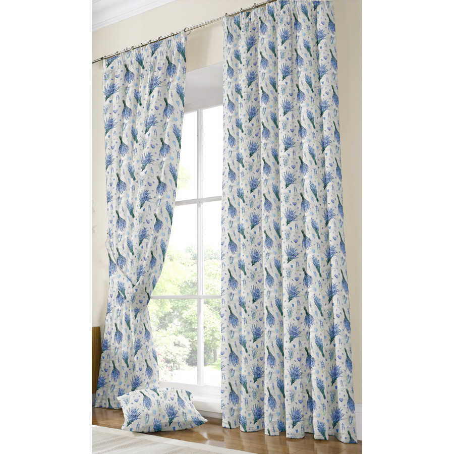 Έτοιμη Κουρτίνα με τρέσσα και δέστρα (137x250) Newhome Espliego Unico