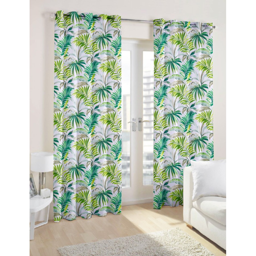 Έτοιμη Κουρτίνα με κρίκους (140x250) Newhome Fenix Verde