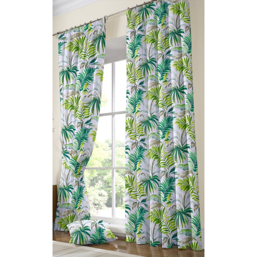 Έτοιμη Κουρτίνα με τρέσσα (200x250) Newhome Fenix Verde