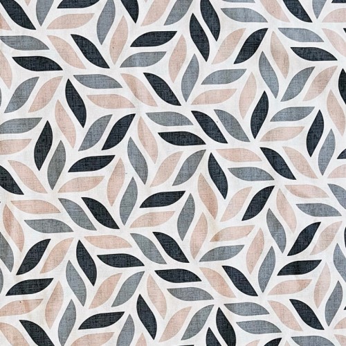 Ύφασμα με το μέτρο (Φ280) Newhome Geo Coord Gris για κουρτίνες και κατασκευές