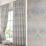 Έτοιμη Κουρτίνα με τρέσσα και δέστρα (137x250) Newhome Jessica Gris