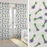 Έτοιμη Κουρτίνα με κρίκους (200x250) Newhome Lavanda beige