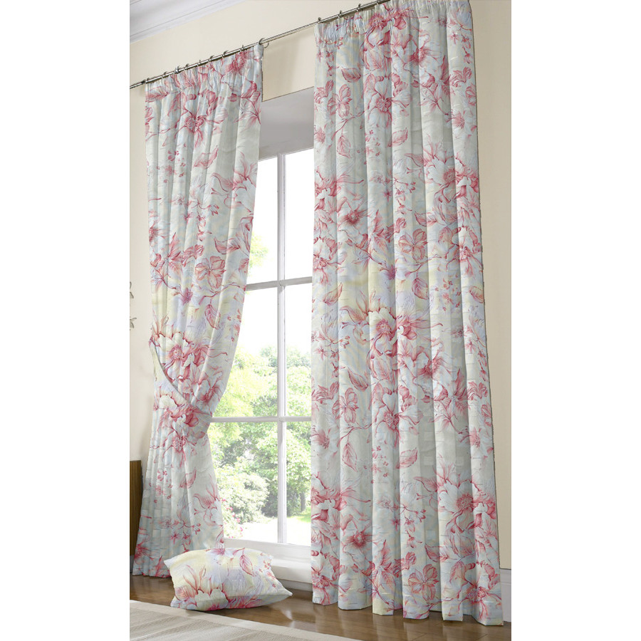 Έτοιμη Κουρτίνα με τρέσσα και δέστρα (200x250) Newhome Loto Rosa