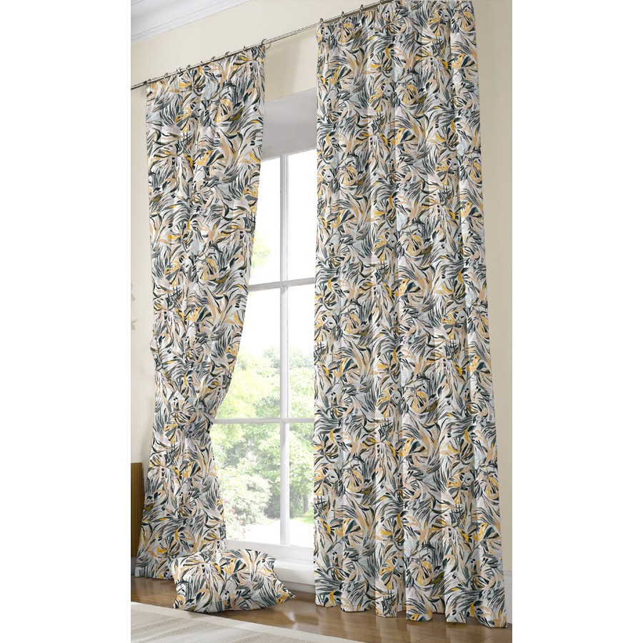 Έτοιμη Κουρτίνα με τρέσσα (200x250) Newhome Magno gris