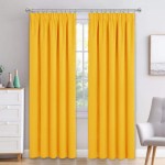 Έτοιμη Κουρτίνα με τρέσσα (140x250) Newhome Matisse 203 Σκούρο Κίτρινο