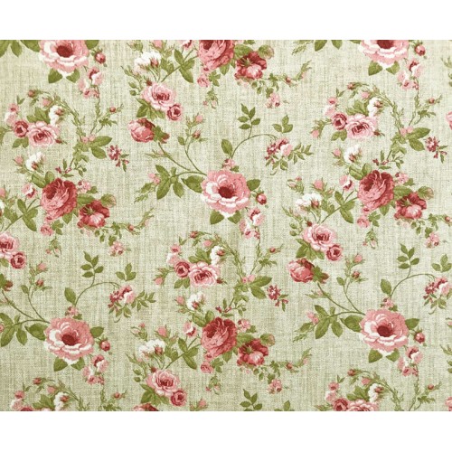 Ύφασμα με το μέτρο (Φ280) NEWHOME Neus Coord Rosa για κουρτίνες και κατασκευές