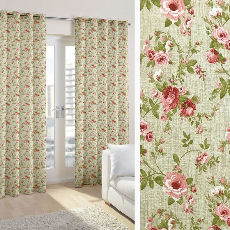 Έτοιμη Κουρτίνα με κρίκους (140x250) Newhome Neus Coord Rosa