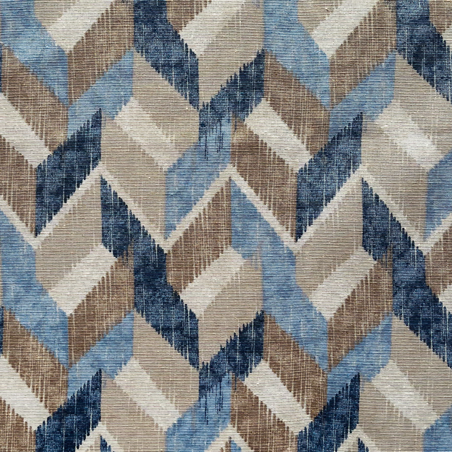 Έτοιμη Κουρτίνα με τρέσσα και δέστρα (137x250) Newhome Nexus Azul