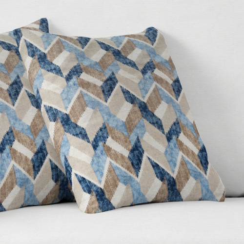 Διακοσμητικές Θήκες για Μαξιλάρια Φιγούρας (60x60) Newhome Nexus Azul