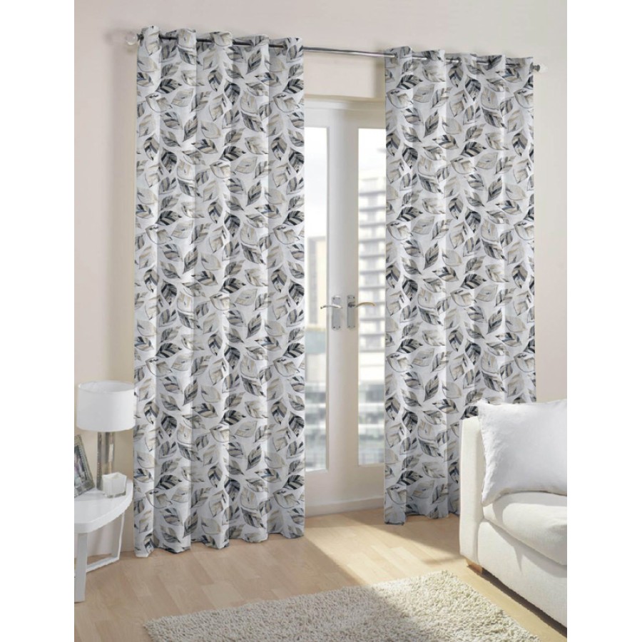 Ύφασμα με το μέτρο (Φ280) NEWHOME Otono Gris για κουρτίνες και κατασκευές