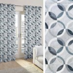 Έτοιμη Κουρτίνα με κρίκους (200x250) Newhome Ritmo Gris