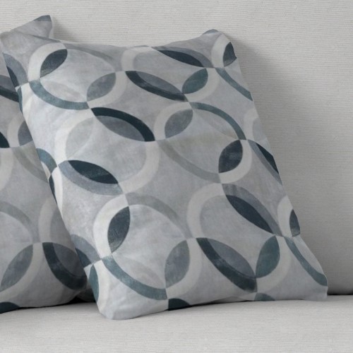 Διακοσμητικές Θήκες για Μαξιλάρια Φιγούρας (60x60) NEWHOME Ritmo Gris