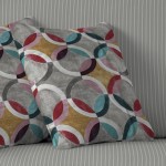 Διακοσμητικές Θήκες για Μαξιλάρια Φιγούρας (35x50) NEWHOME Ritmo Rojo