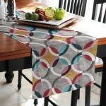 Τραβέρσα - Ράννερ για το τραπέζι (45x180) Newhome Ritmo Rojo