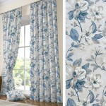 Έτοιμη Κουρτίνα με τρέσσα (137x250) Newhome Serenity azul