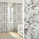 Έτοιμη Κουρτίνα με κρίκους (140x250) Newhome Serenity beige