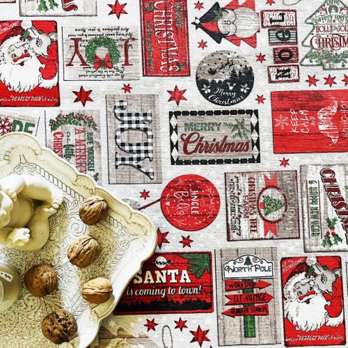 Χριστουγεννιάτικo Τραπεζοκαρέ (135x135) Newhome Karensa Unico