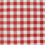 Ύφασμα με το μέτρο (Φ280) NEWHOME Zafiro rojo καρώ κόκκινο για κουρτίνες και κατασκευές