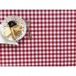 Τραπεζοκαρέ (135x135) Newhome Zafiro rojo καρώ κόκκινο