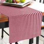 Τραβέρσα (45x140) Καρώ Newhome Zafiro rojo κόκκινο