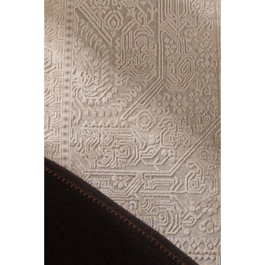 Χαλί (140x200) Ανάγλυφο Μηχανοποίητο Royal Carpet Allure 37538 μπεζ/γκρι