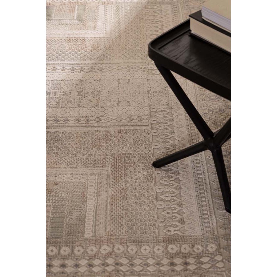 Χαλί (160x230) Ανάγλυφο Μηχανοποίητο Royal Carpet Allure 37601 μπεζ/γκρι