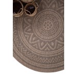 Χαλί από Φυσική Γιούτα Στρογγυλό (Διαμέτρου 160 εκ.) Royal Carpet Avanos 8871 Black