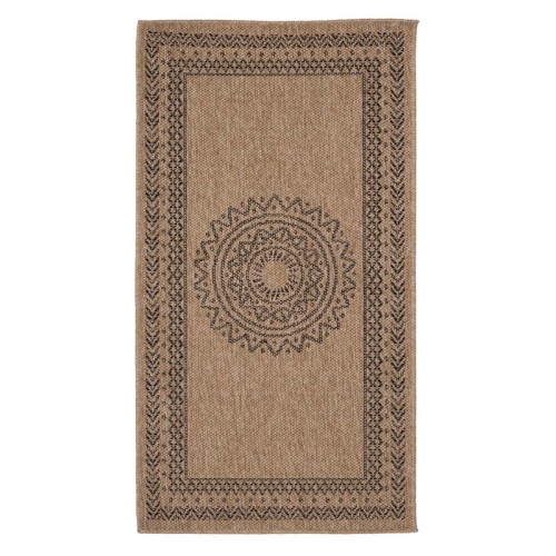 Πατάκι από Φυσική Γιούτα (80x150) Royal Carpet Avanos 8894 Black